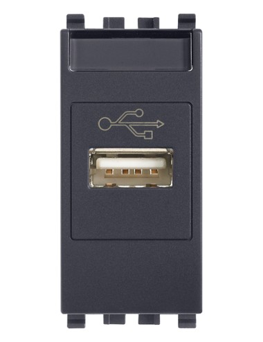 EIKON - PRESA USB GRIGIO