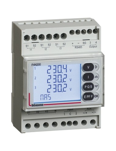 CENTRALE MISURA DIN RS485