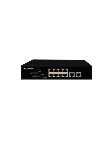 SWITCH POE, 8 PORT +2GE...