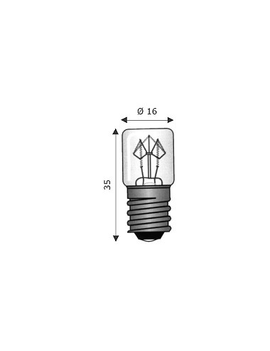 LAMP. E14 16x35   12V  5W